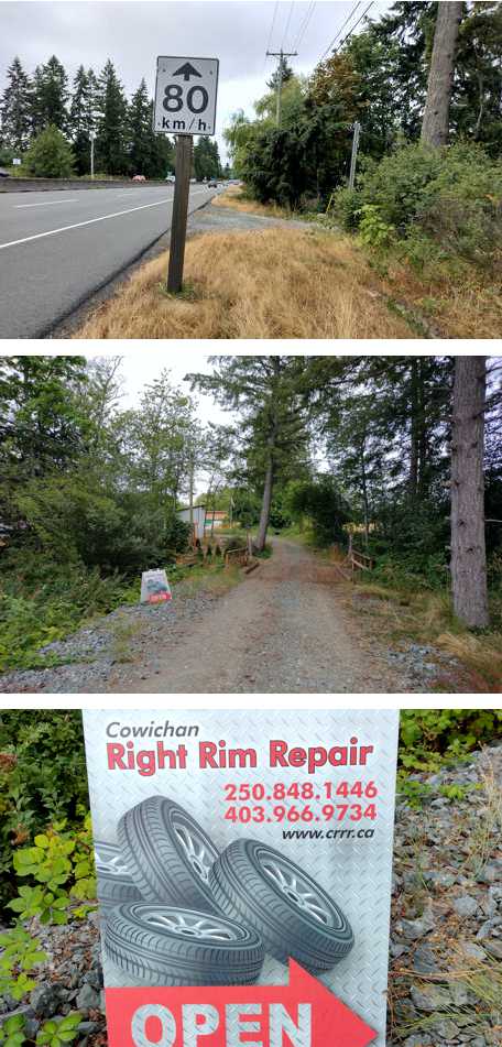 Cowichan Right Rim Repair location